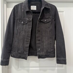 Old Navy Charcoal Denim Jacket